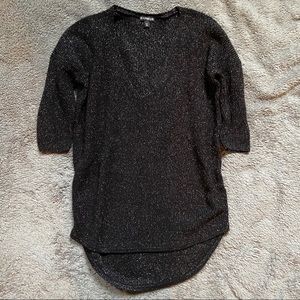 Express Relaxed V-Neck Sweater EUC